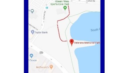 Map of ocean pines maryland
